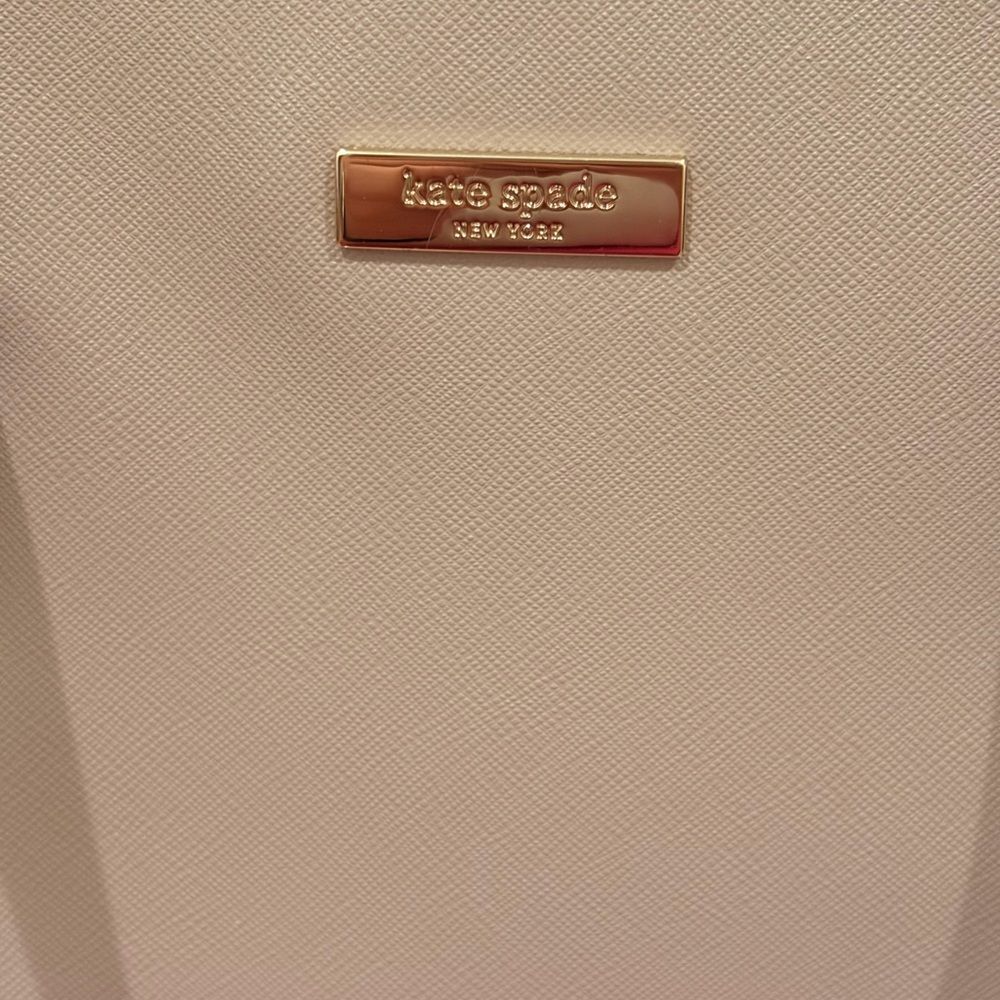 kate spade Blush Pink and Black Saffiano Satchel - Picture 4 of 9